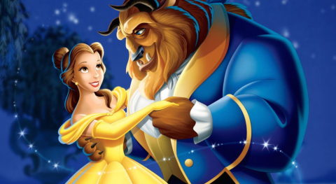 Disney’s the Beauty and the Beast dancing together